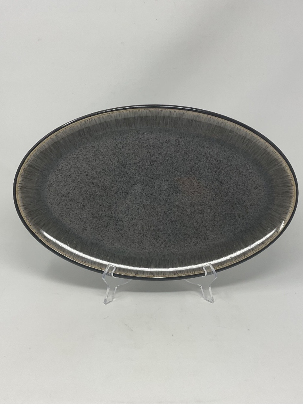 Denby Praline (retired) Stoneware Oval Serving Platter